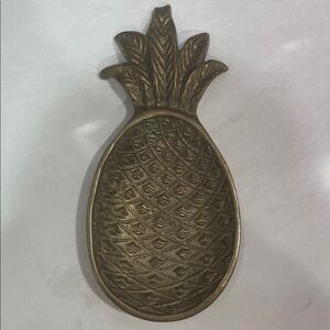 Vintage Brass Pineapple Trinket Dish